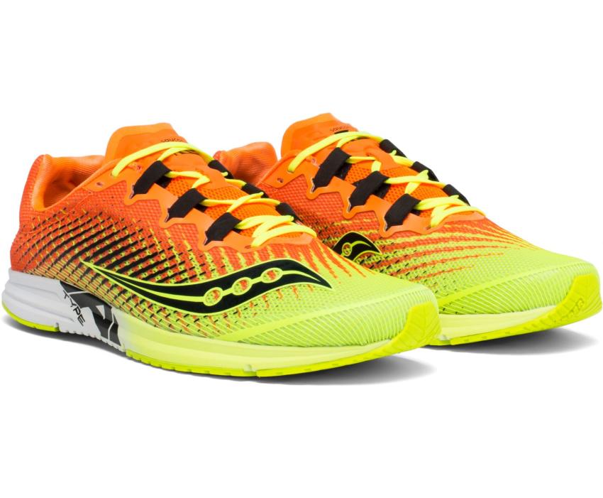 Saucony Type A9 Citron / Orange | Men Running