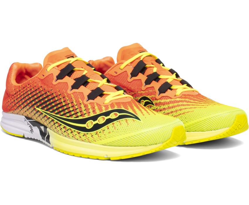 Saucony Type A9 Citron / Pink | Women Running