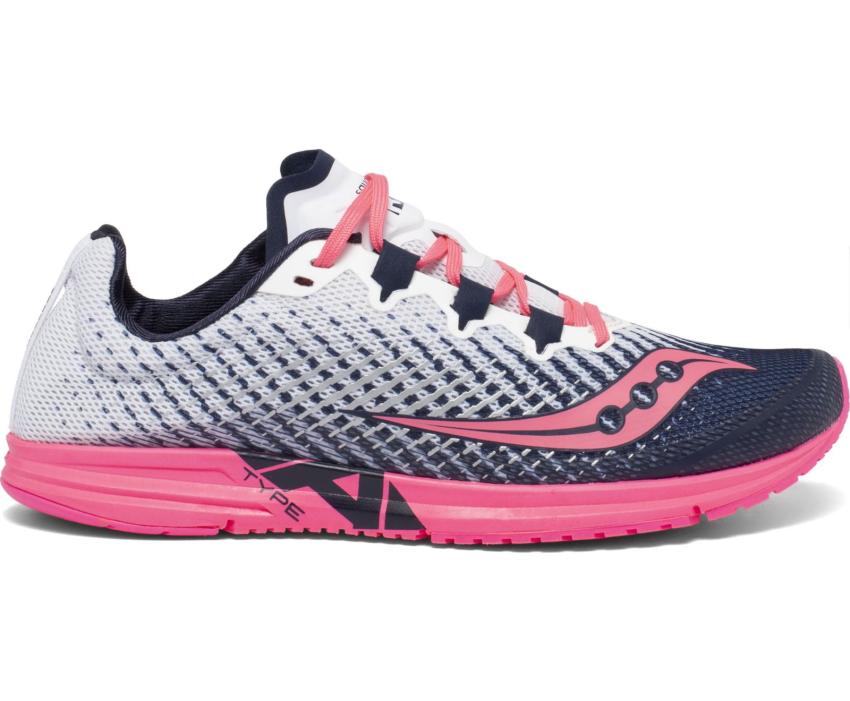 Saucony Type A9 White / Vizipink | Women Running