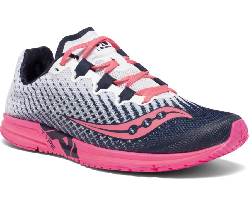 Saucony Type A9 White / Vizipink | Women Running