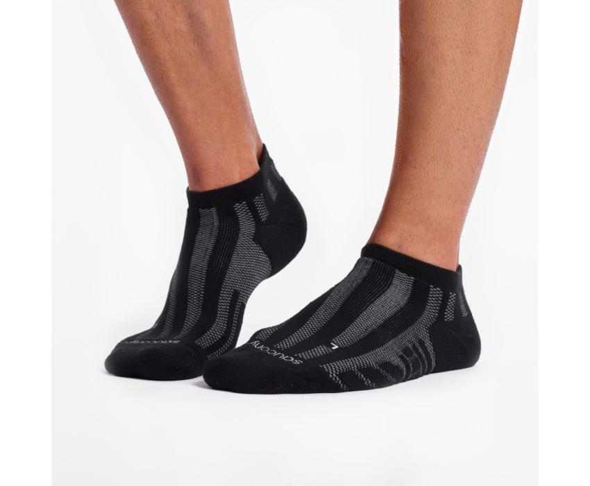 Saucony Ventilator No Show Tab 1 Pack Sock Black | Men Socks